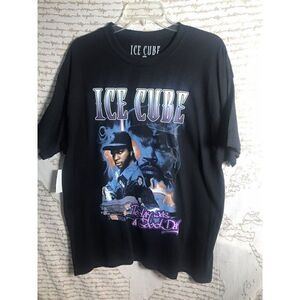 Ice Cube Adult Today Was A Good Day Shirt Size XL  Black Solid Short Sleeve.   C